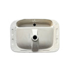 Lavabo semincasso in ceramica bianco 60x40x16,5H CUP6026B