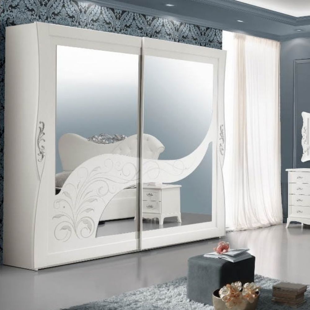 Chambre à coucher complète couleur blanc - Briel