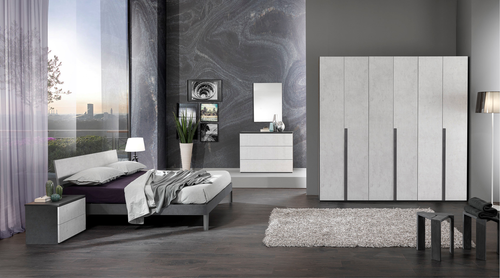 Chambre complète couleur gris ciment - Manitoba