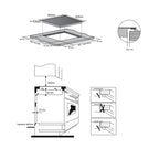 Table de cuisson à induction 4 zones coloris noir - Master Kitchen MKHI604BK