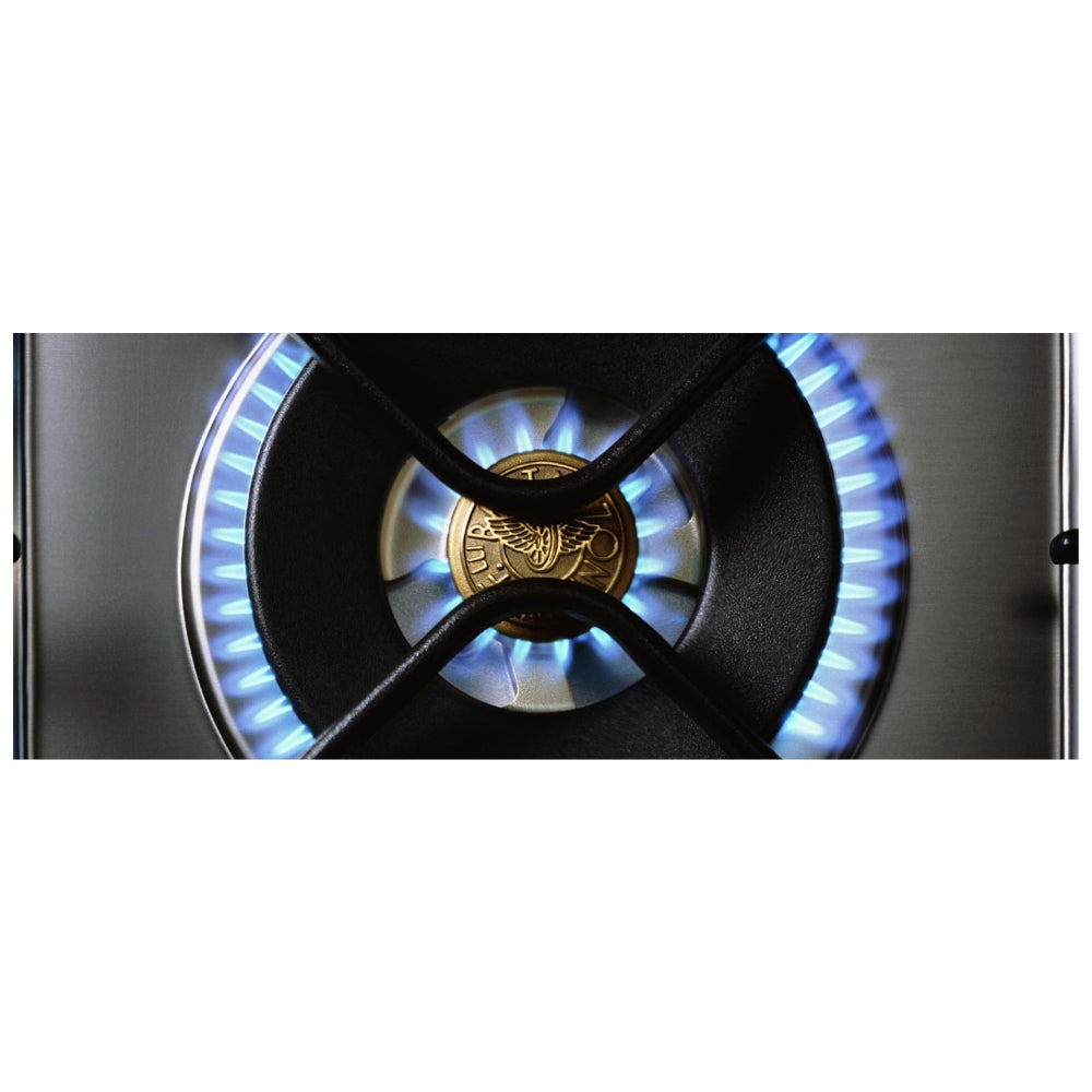 Piano cottura Bertazzoni PM36500X a gas 90 cm. 5 fuochi dual wok centrale inox