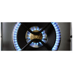 Piano cottura Bertazzoni PM36500X a gas 90 cm. 5 fuochi dual wok centrale inox