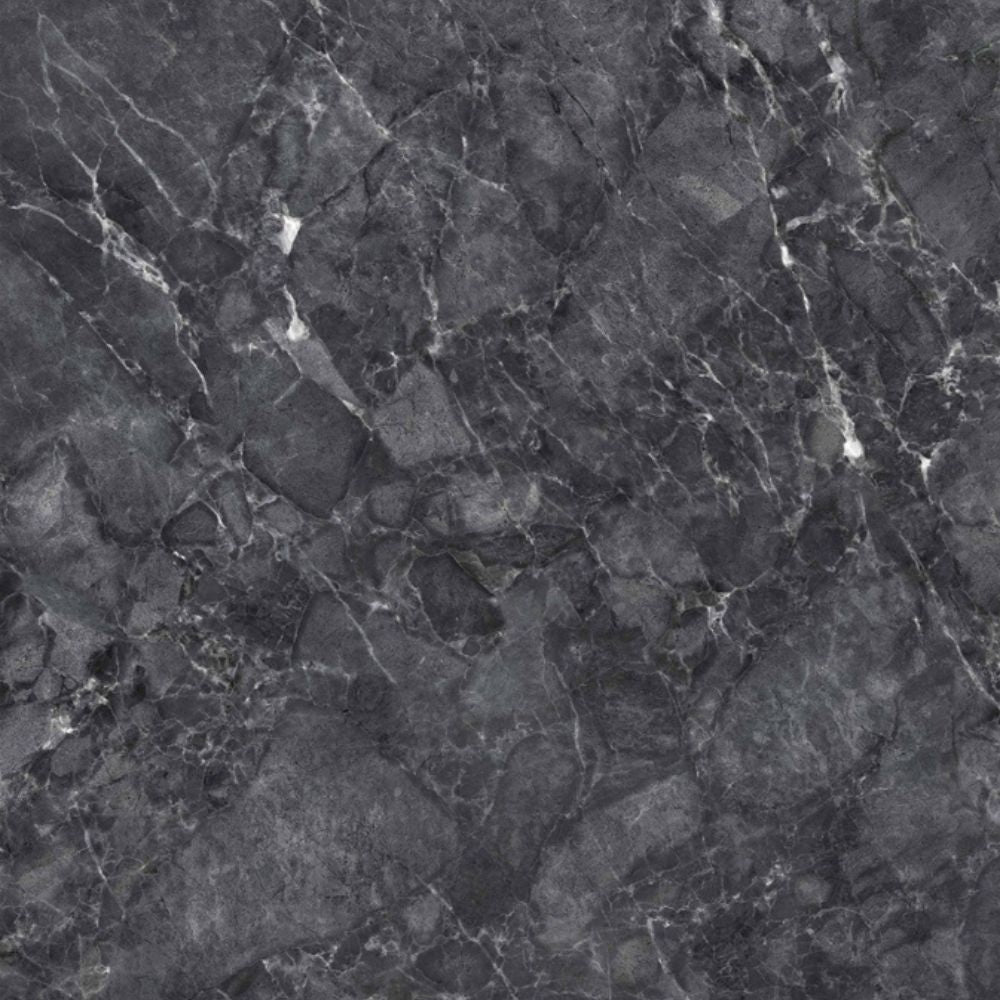 Pannello decorativo effetto marmo nero lucido 122x300 PANGH35
