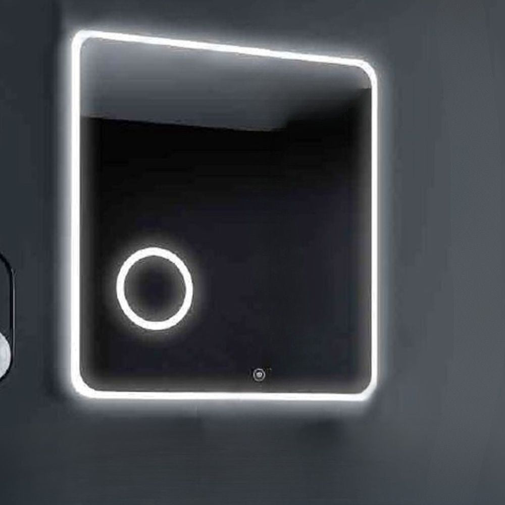 Badezimmerspiegel mit LED-Beleuchtung Antibeschlag 60x80 cm - Padyl