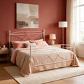 Letto matrimoniale in ferro battuto bianco opaco 160x190 cm Alice