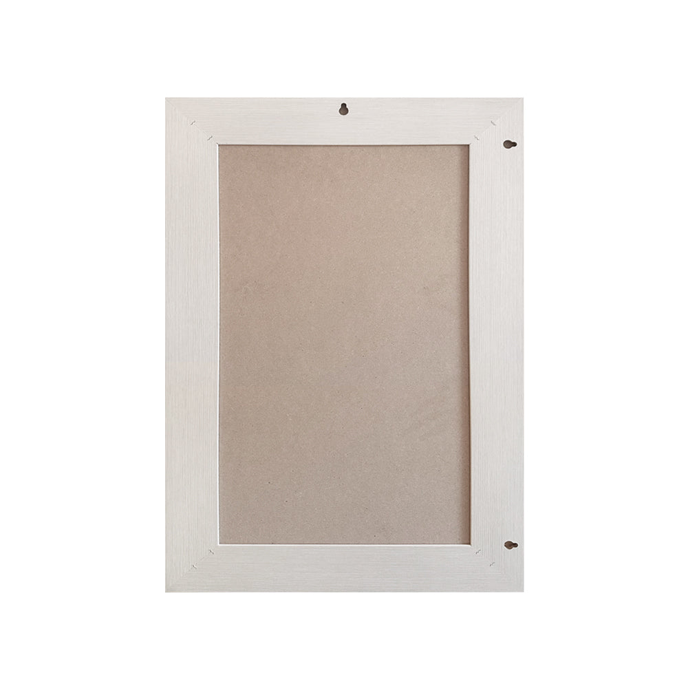 Specchiera rettangolare con cornice larice beige 102x65 cm. Loto