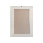 Specchiera rettangolare con cornice larice beige 102x65 cm. Loto