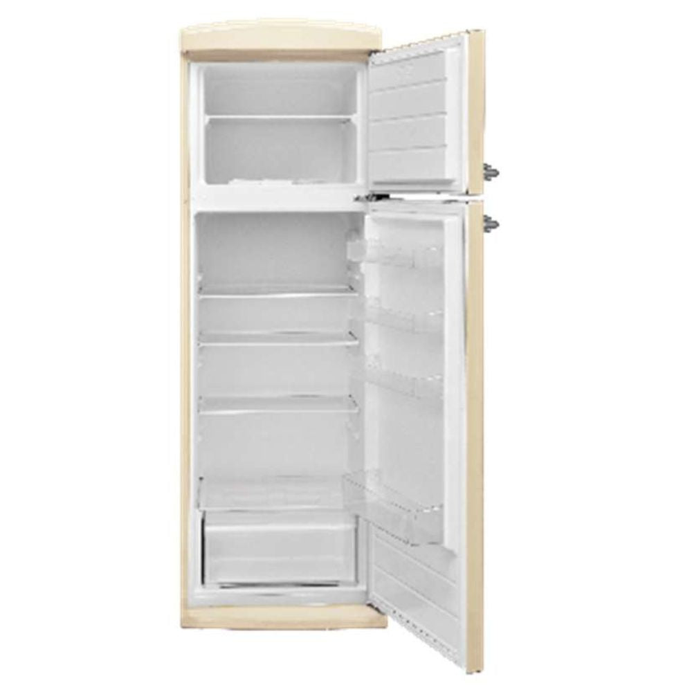 Réfrigérateur double porte 311 L classe F couleur beige rétro - Telefunken TKBM346BREF