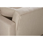 Divano letto con contenitore colore crema 213x81x83H Moon
