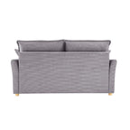 Divano letto 3 posti tessuto grigio 176x93x97H Cassie