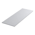 Piano per lavabo bagno rettangolare idrorepellente colore bianco lucido 100x46 cm