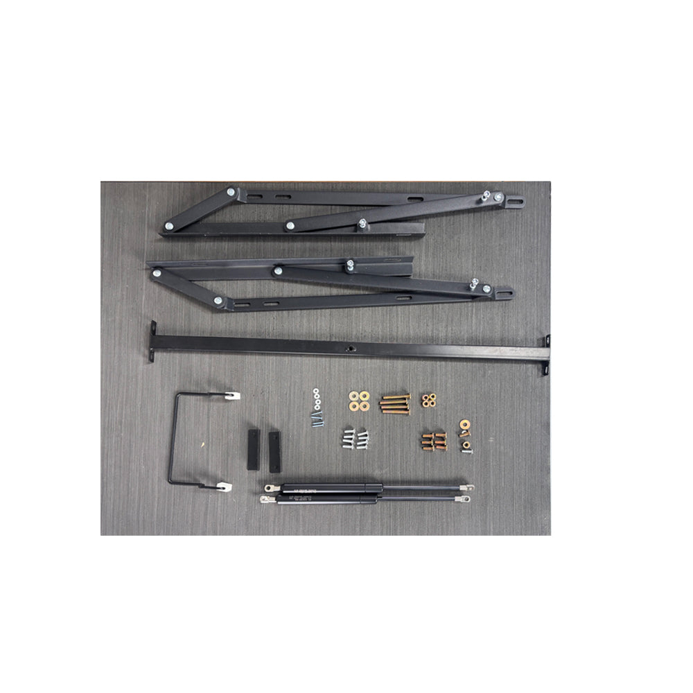 Kit completo letto contenitore singolo 80x190 cm
