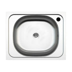 Lavello incasso monovasca in acciaio inox 40x50 cm - N205AS