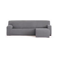 Copridivano elastico 250/310 cm penisola destra grigio bracciolo corto - Troya