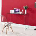 Consolle 120×40 cm in vetro temperato curvato Scarlett