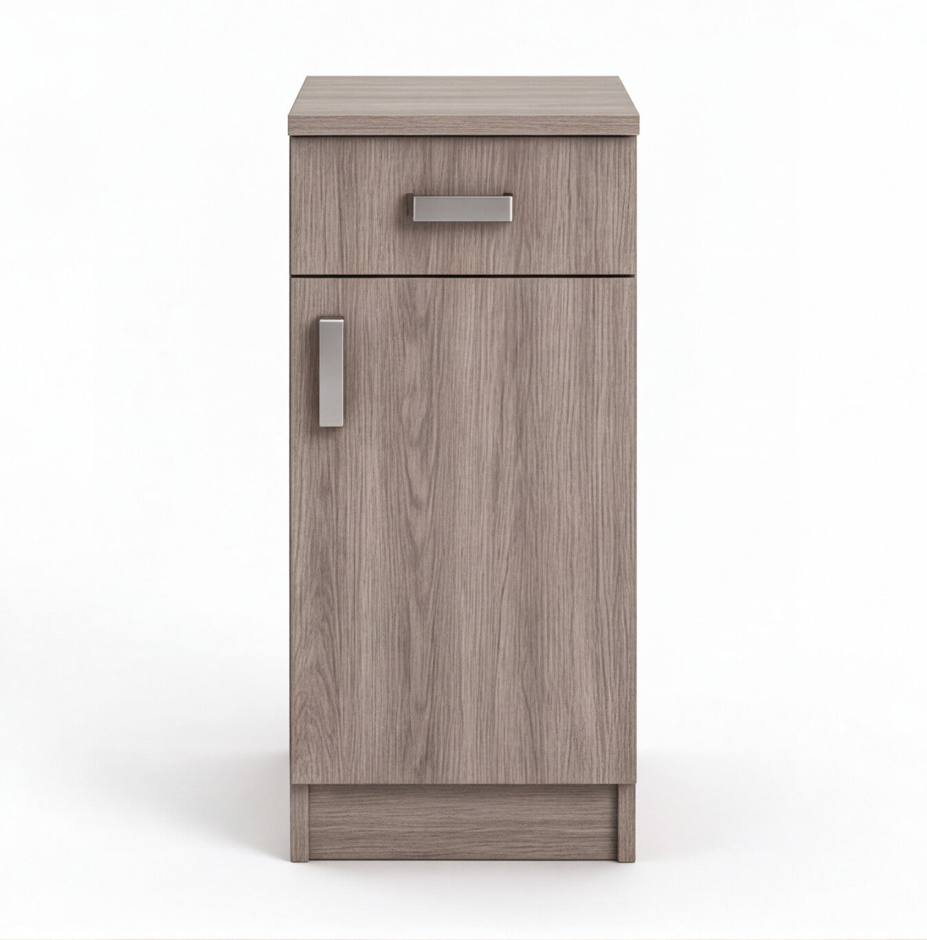 Meuble multi-usages avec porte et tiroir couleur orme 30x32x78H cm - Carl