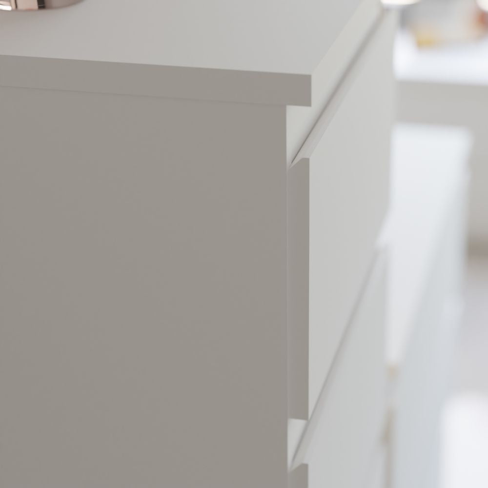 Cassettiera 3 cassetti colore bianco 77.2x42.2x80H Morgan