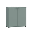 GNMK221-U59 MEHRZWECK-UNTERSCHRANK SEGNO MIT ZWEI TÜREN, SALBEIGRÜN, L80CM