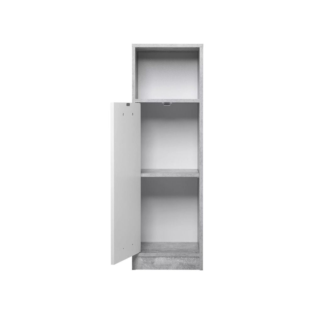 Set bagno completo colore beton e bianco - Madeira
