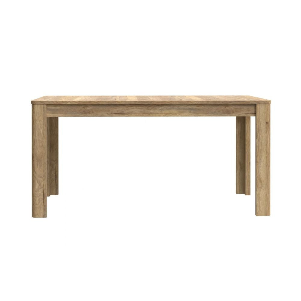 Tavolo rettangolare allungabile 160/206 cm con allunga centrale colore rovere Mono
