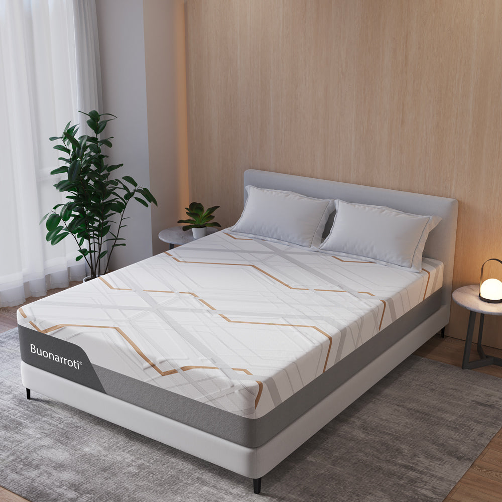 Materasso matrimoniale con Memory Foam, sfoderabile molle insacchettate 160x190x30 cm Corvo