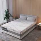 Materasso matrimoniale con Memory Foam, sfoderabile molle insacchettate 160x190x30 cm Corvo