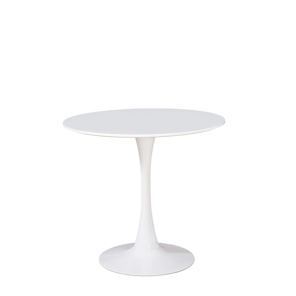 Tavolo rotondo colore bianco 90x73H cm - Derek