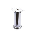 Piede metallo cromato h 15 diametro 4,2