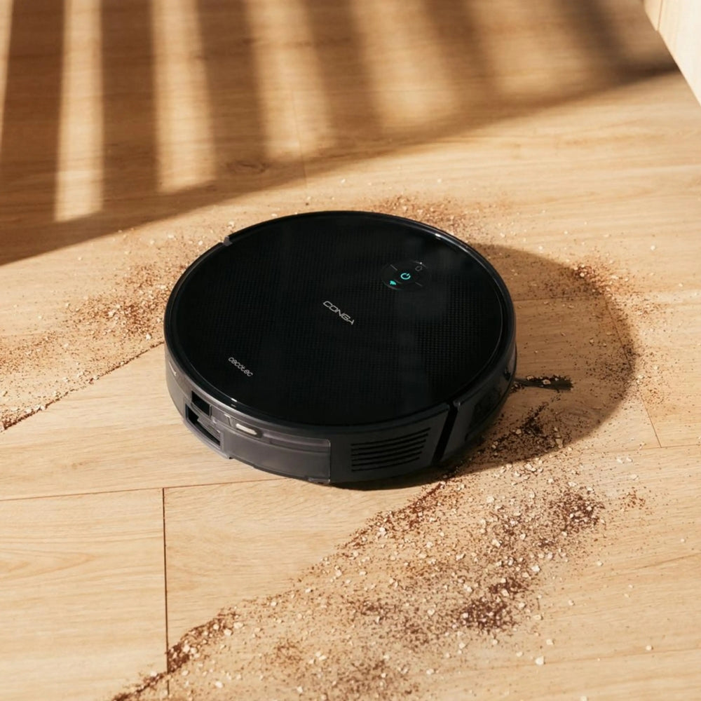 Robot aspirapolvere sensori anticaduta doppia spazzola laterale e collegamento app Conga M20 Cecotec