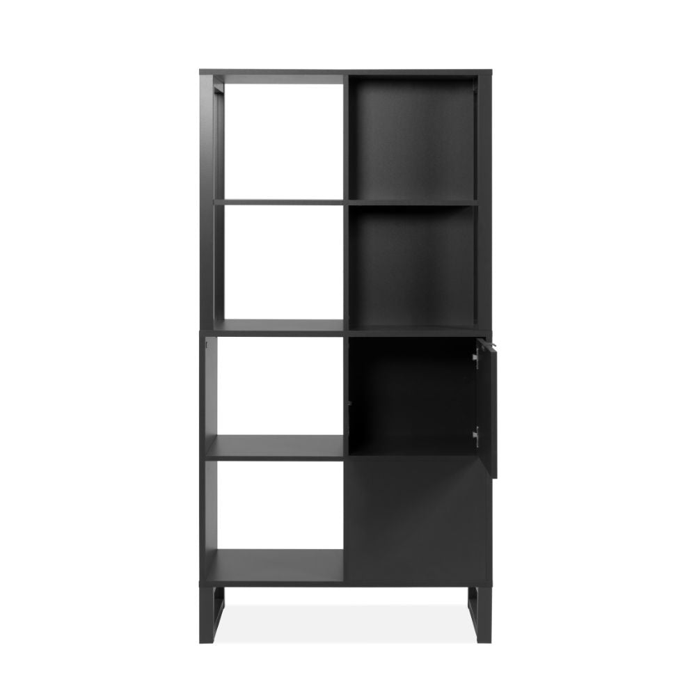 Credenza a giorno 83,5x165h cm bifacciale colore antracite - Sumatra20A