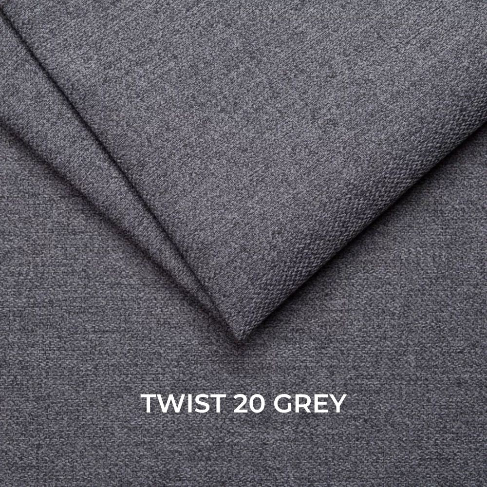 Canapé inclinable 2 places gris Twist 20 - Chicago