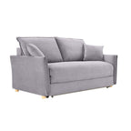 Divano letto 3 posti tessuto grigio 176x93x97H Cassie