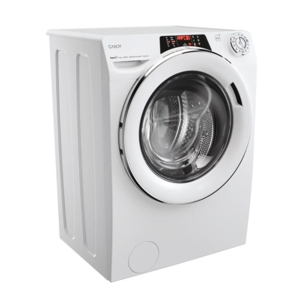 Lavatrice libera installazione 8 kg 1400 giri 16 programmi classe A bianco Candy RO1486DWMCT1S