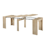 Tavolo consolle colore rovere allungabile a 3 metri 90x50 cm - Ofelia