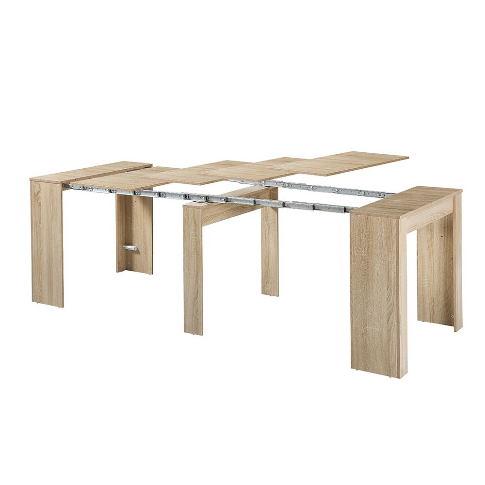 Tavolo consolle colore rovere allungabile a 3 metri 90x50 cm - Ofelia