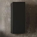 Colonne de salle de bain suspendue noir mat 35x90H cm - Posir