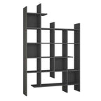 Libreria 6 ripiani 122x25.5x188H colore antracite Manco