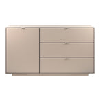 Bahut avec porte et 3 tiroirs couleur cachemire 160 cm Sivas51A