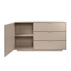 Bahut avec porte et 3 tiroirs couleur cachemire 160 cm Sivas51A