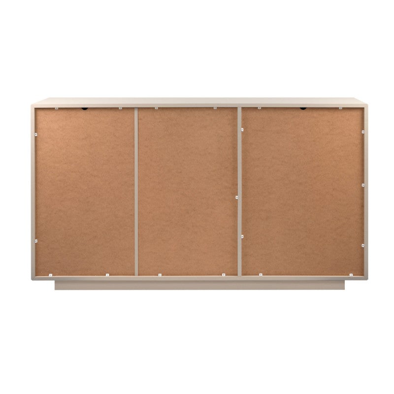 Bahut avec porte et 3 tiroirs couleur cachemire 160 cm Sivas51A