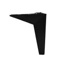 Pied triangulaire pour meuble en plastique noir H15 STAR15BLACK