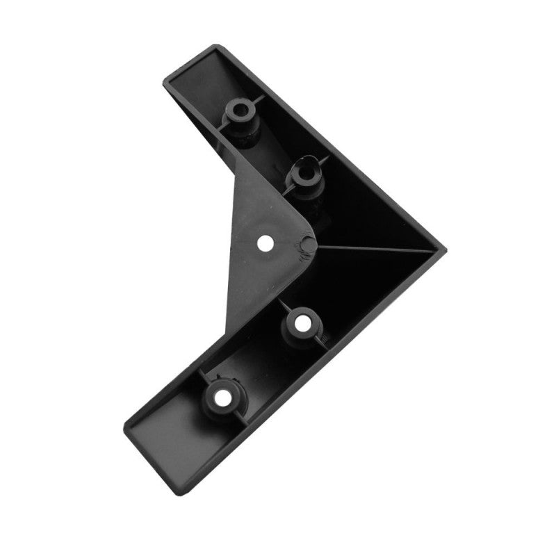 Piede triangolare per mobile in plastica nero H15 STAR15BLACK