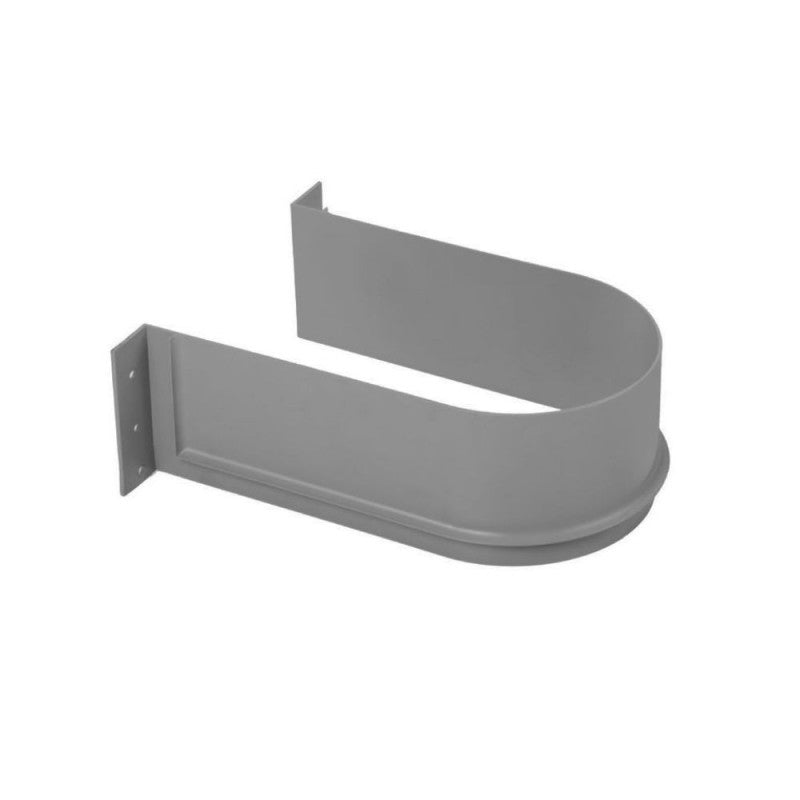 Protezione per sifone a U in ABS grigio per mobili bagno Omega1