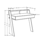 Scrivania da parete con cassetto 94 cm colore cashmere Cowork