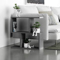 Tavolino da salotto 60x19,5x60H colore antracite Homemania