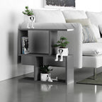 Tavolino da salotto 60x19,5x60H colore antracite Homemania