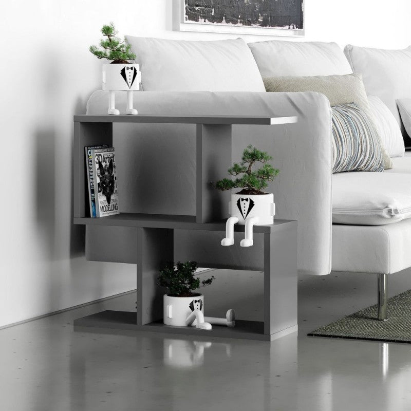 Tavolino da salotto 60x19,5x60H colore antracite Homemania