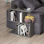 Homemania Couchtisch 60x19,5x60H anthrazitfarben
