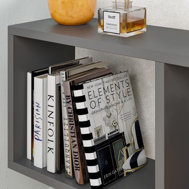 Homemania Couchtisch 60x19,5x60H anthrazitfarben
