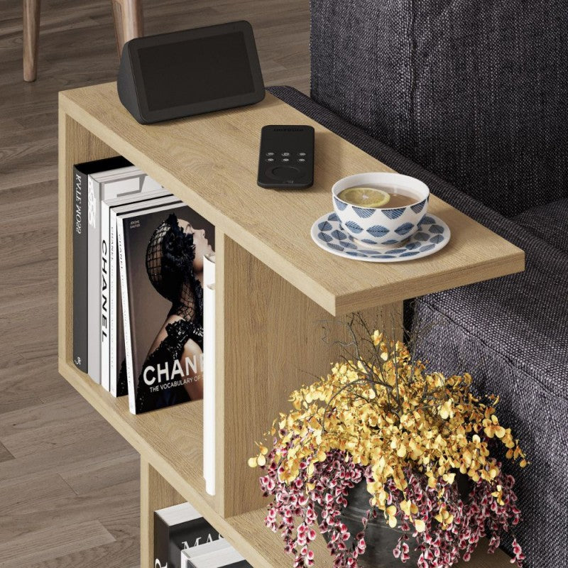 Table basse 60x19,5x60H couleur chêne Homemania